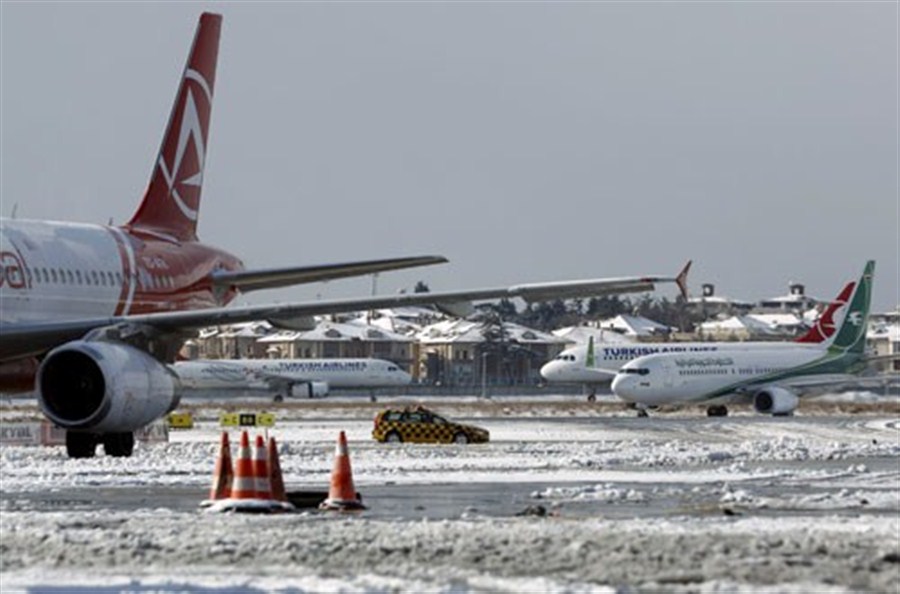 Snow Grounds Flights In Turkey Shanghai Daily
