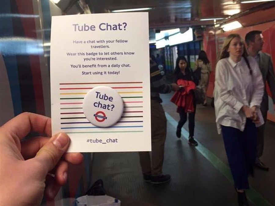 Londoners Ridicule Badge For Tube Chat Shanghai Daily